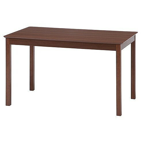 ダイニングテーブル W1200×D750×H720mm 天然木 MDF おしゃれ ブラウン(代引不可)【...