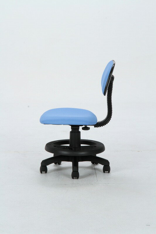 学童チェアー ブルー 幅45×奥行47×高さ76~87cm スチール ウレタンフォーム ポリエステル(代引不可)【送料無料】 [3]