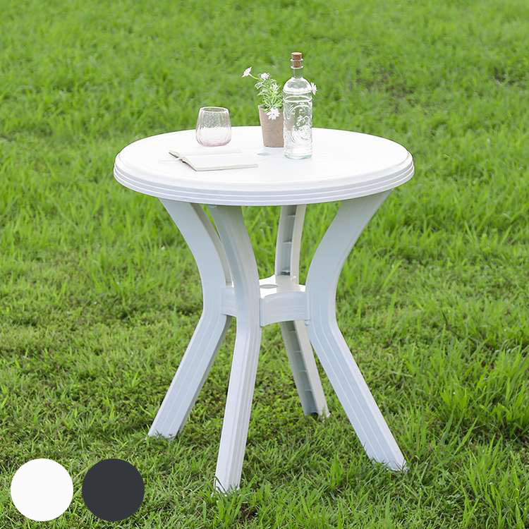 PC ラウンドテーブル アンジェロ ホワイト(12278) ブラウン(12279)(代引不可)【送料無料】