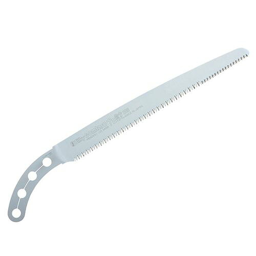 【用途】ゴム太郎プロ剪定替刃。【機能・特徴】細目と荒目が混在する2段ピッチ目立ての鋸です。細目で細い枝、荒目で太い枝の切断に威力を発揮します。鏡面研磨仕上げにより、切断面が綺麗に仕上がります。【仕様】●刃長：300mm。●目数(30mm)：14・8枚目。●刃厚：1.4mm。●切幅：1.3mm。●全長：420mm。●重量：90g。●アサリ無し・衝撃焼入・未来目。【材質】●刃：鋼(SK-4)。【商品サイズ】幅70×高さ420×奥行1.4mm　重量90g【注意事項ほか】●刃物につき取り扱いには十分ご注意ください。●ハンドルのねじが固定されていることを確認の上、ご使用ください。【送料について】北海道、沖縄、離島は送料を頂きます。