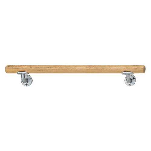 清水 ミニ手すりL受-600MM BR-500-SI/LO【送料無料】