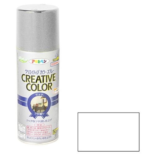 アサヒペン クリエイティブカラースプレー 300ML-58マットクリヤ【送料無料】