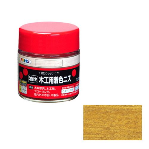 アサヒペン・油性木工用着色ニス・100MLーツヤケシクリヤ【送料無料】