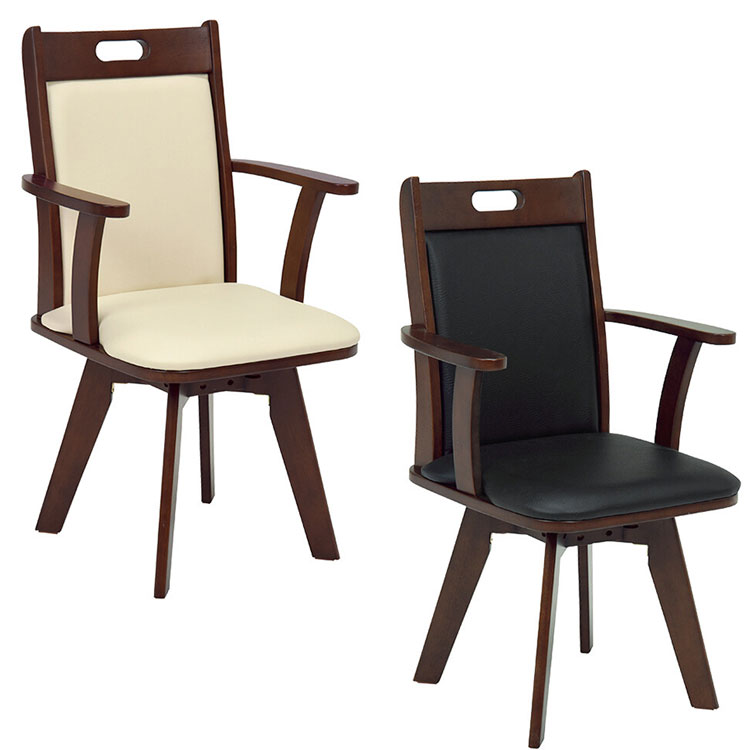 幅広の肘掛とハイバックでゆったりくつろげるチェア。ハイバック仕様と肘掛けで身体をしっかり支えます。弾力のあるクッション回転式で出入りがしやすい肘付きで楽々姿勢をキープ。持ち運びに便利な取っ手付き天然木座面高約44cm360度回転式お客様組立...