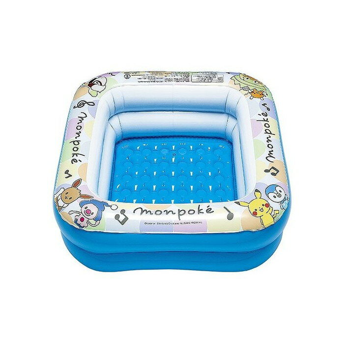 モンポケ ポケモン プール(81×81×27) ビニールプール 浮き輪 プール 家庭用 水遊び【送料無料】のサムネイル