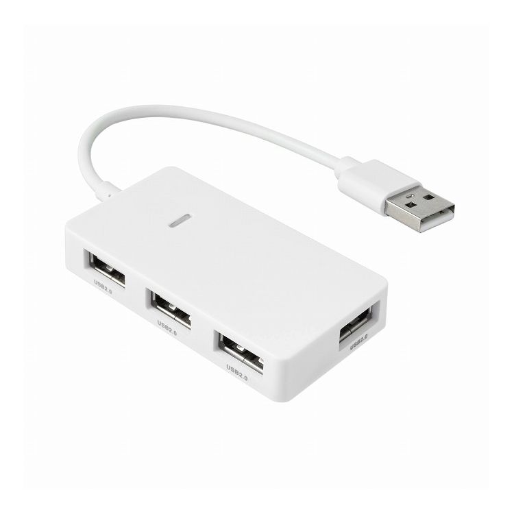 USBハブ 4ポート USB2.0 HUB 広々ポート 