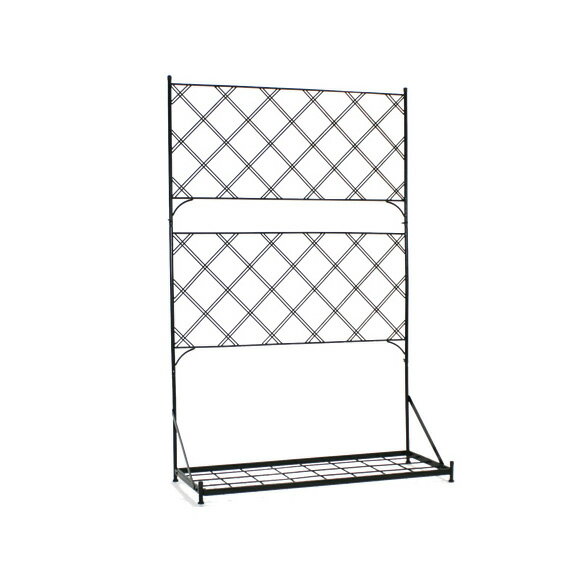 プランター台付フェンス138 プランター フェンス ロータイプ アンティーク ガーデン ガーデニング おしゃれ 北欧 庭園(代引不可)