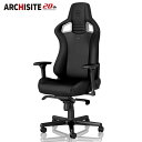 ゲーミングチェア noblechairs EPIC BLACK EDITION ノーブルチェアーズ ロッキング アームレスト ブラック エディション(代引不可)...