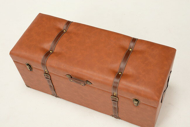 萩原 MC-6002LBR 収納スツール(代引不可)【送料無料】【smtb-f】 [2]