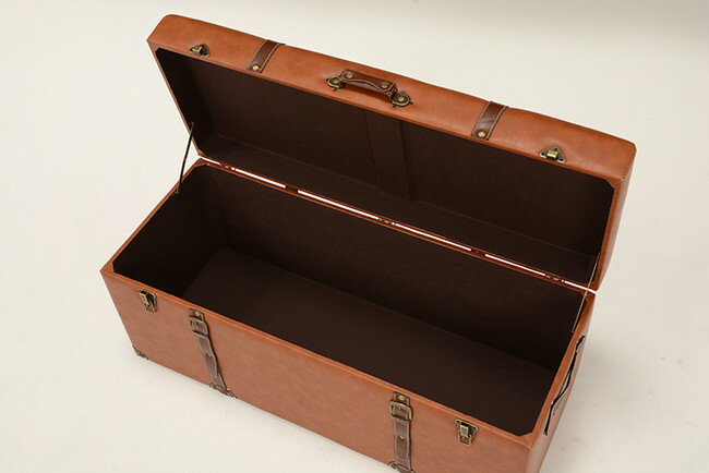 萩原 MC-6002LBR 収納スツール(代引不可)【送料無料】【smtb-f】 [3]