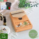 指で弾くピアノ カリンバ初心者セット ハンドメイドタイプ 17キー 穴有 カリンバ 親指ピアノ 指ピアノ 楽器 プレゼント 贈り物 誕生日 母の日 出産祝い コ...