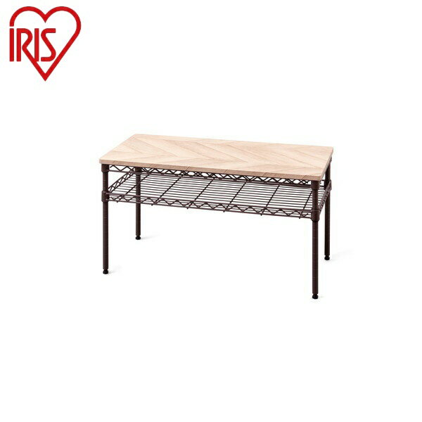 アイリスオーヤマ カラーメタルラック テーブル CMM-T76362ブラウン カラーメタルラック テーブル IRIS OYAMA(代引不可)【送料無料】