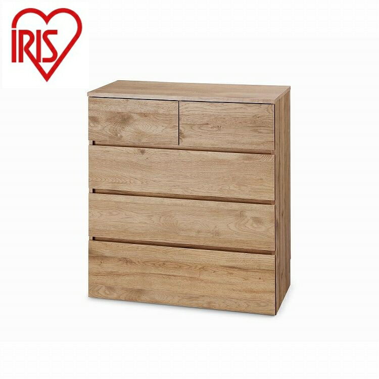 アイリスオーヤマ ウッドチェスト WCH-790 アッシュブラウン IRIS OHYAMA(代引不可)【送料無料】