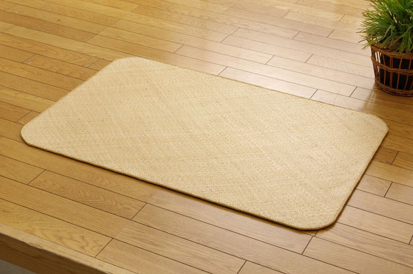 インドネシア産 籐あじろ織りマット 『宝麗』 50×80cm【送料無料】【代引き不可】