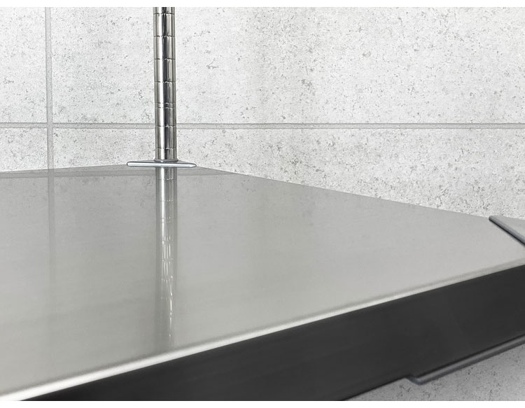 【燕三条製】 PROFACE SUS304ステンレスソリッドシェルフ3段 600×900×1200 SUS304ステンレスポール スチールラック スチールシェルフ ラック キッチンラック レンジラック 業務用 業務用ラック(代引不可)【送料無料】 [3]