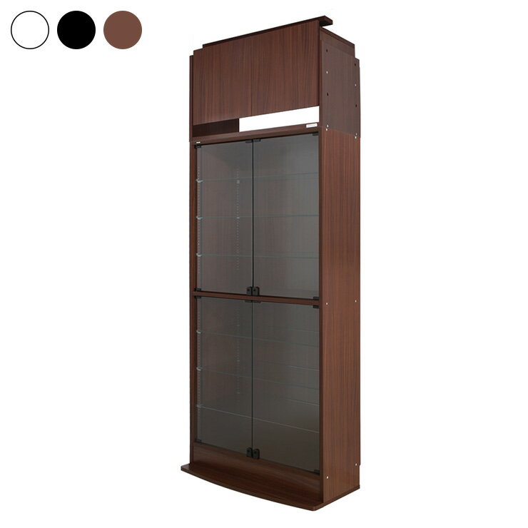 コレクションラック 本体+上置きセット 幅83.1cm 奥行き38.5 高さ180cm CR-T8339USS 収納ラック ディスプレイラック(代引不可)【送料無料】