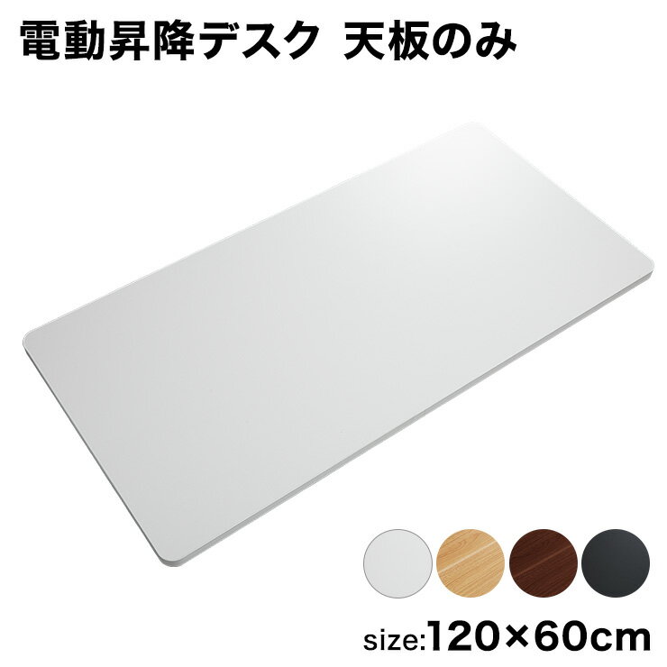 スタンディングデスク用天板単品 120×60cm 天板 デスク パソコンデスク用 電動昇降デスク用 在宅ワーク テレワーク 在宅勤務(代引不可)【送料無料】