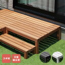 ウッドデッキ 90 ※ウッドデッキ90単品 縁台 濡れ縁 キット ステップ フェンス 階段 おしゃれ DIY 庭 ガーデニング(代引不可)【送料無料】