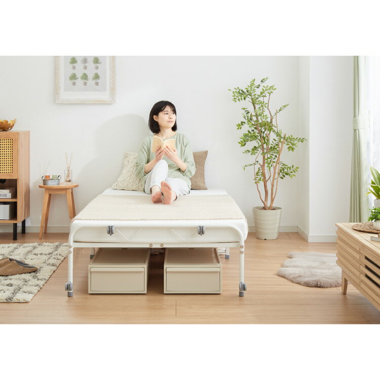 折りたたみすのこベッド シングル 折りたたみベ...の紹介画像3