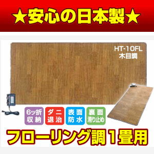 三京 ホットカーペット 1畳用 フローリング調ホットカーペット HT-10FL【送料無料】