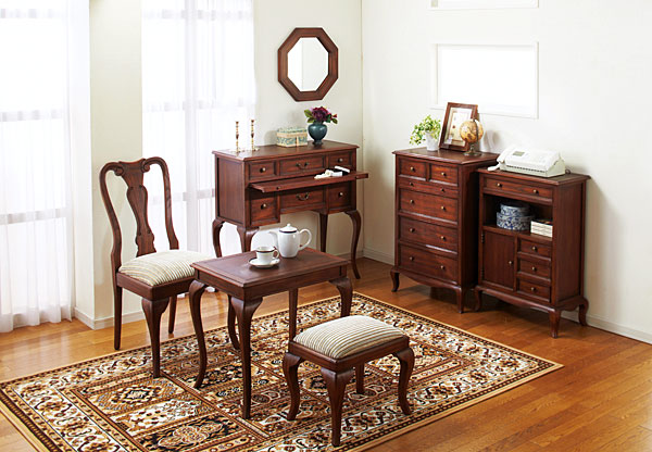 収納 チェスト 電話台 FAX台 ウェール ファックス台(代引き不可)【送料無料】 [2]