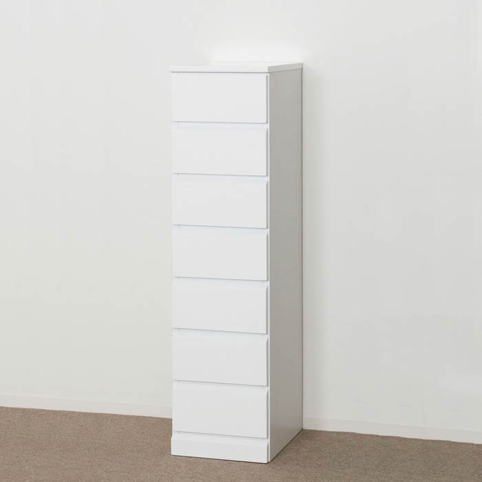 【サイズ】W30.5×D40×115.5cm【重量】約24kg【材質】前板・天板＝中質繊維板・ウレタン塗装、　他＝プリント紙化粧繊維板【生産国】ベトナム【詳細サイズ】引出内寸（7杯）約W21×D33.5×H7.5(10)cm【おすすめポイン...