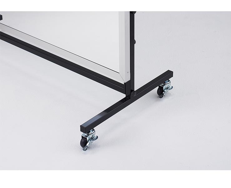 【割れないミラー】 移動式スポーツミラー キャスター付 幅90×高さ180×厚さ2.7cm 鏡 姿見鏡 全身鏡 割れない鏡 ミラー(代引不可)【送料無料】 [3]