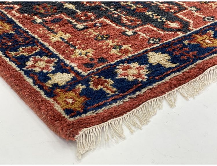 ラグ 190×190cm 柄 トライバル 部族絨毯風 ウール コットン 天然素材 オールシーズン シンプル おしゃれ 北欧 絨毯 カーペット マット リビングマット 新生活 一人暮らし(代引不可)【送料無料】 [2]