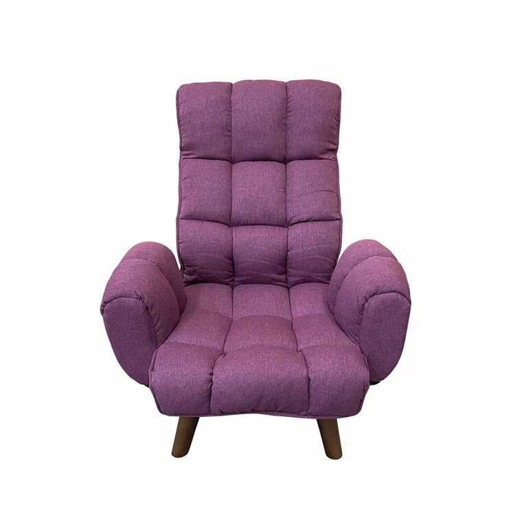 ハイチェアー バジル WRE 座椅子 回転座椅子 回転式 一人掛け ソファ パーソナルソファ パーソナルチェア おしゃれ ファブリック リクライニングチェア(代引不可)【送料無料】 [2]