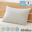 日本製 ダブルガーゼ枕カバー 43×63cm 二重ガーゼ 丸洗い 洗濯可能 洗える 綿100% ファスナー 枕カバー まくらカバー マクラカバー おすすめ かわ...