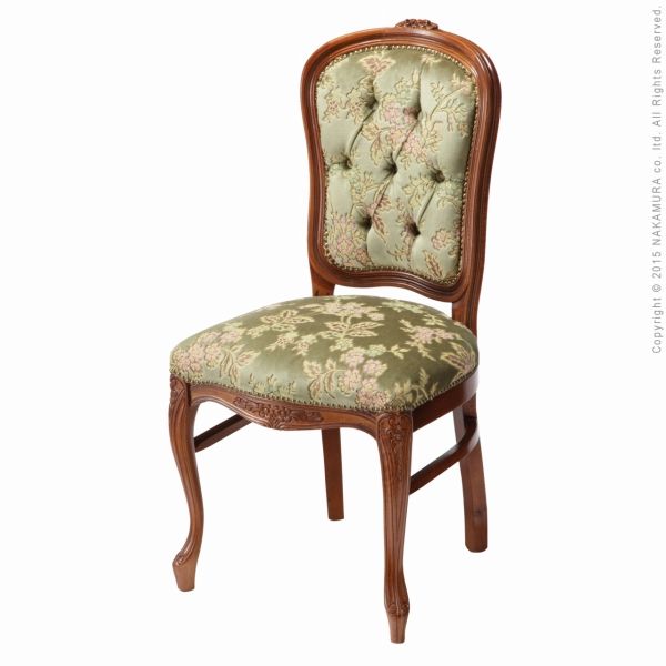 イタリア製 ヴェローナ クラシック ダイニング 三点セット 3点セット ダイニングテーブル 幅90 金華山 ダイニングチェア 二脚 おしゃれ アンティーク(代引不可)【送料無料】 [3]