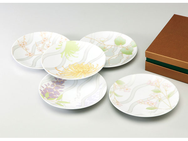 取皿 五様花 東三季 瑞祥花 41295-33111