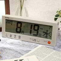 ノア精密 MAG マグ 電波カレンダー こよみん W-762BE-Z 電波時計 デジタル 置き 掛...