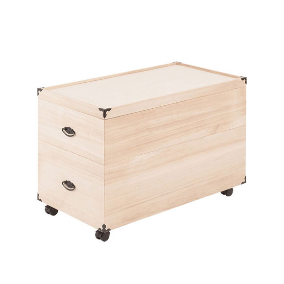 完成品 総桐 雛人形 収納 ケース 2段 高さ54.5cm 幅42cm 奥行き77cm 雛人形入れ 収納ケース 押入れ 押入れ収納 二段 人形ケース 雛人形収納 押入れ 桐(代引不可)【送料無料】