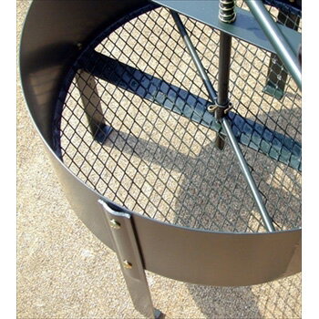 まわるふるい(替えアミ荒目・中目・細目・シート付き) 古根、毛根を分別 回転式用土分別器 簡単操作 二重焼付け塗装仕上げ 替えアミ付き シート付き (代引き不可)【送料無料】