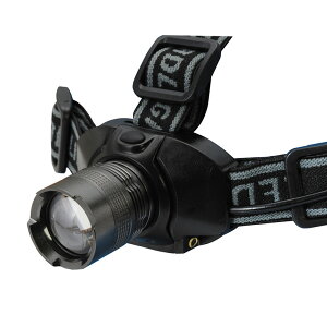 セーブ・インダストリー 5W LED ヘッドライト Cree社製 5W ズ-ム付 LEDライト 工事現場 ハンズフリー 非常用 防災 手元ライト(代引不可)