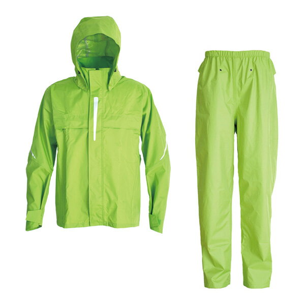 Kajimeiku カジメイク オールマインド360°レインコート 上下セット レインスーツ カッパ 雨具 3450 ライム 5L 4L 3L LL L M S...