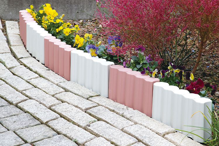 ガーデンフェンス 10個セット 柵 花壇フェンス 地面にさすだけ 日本製 高さ18cm 仕...