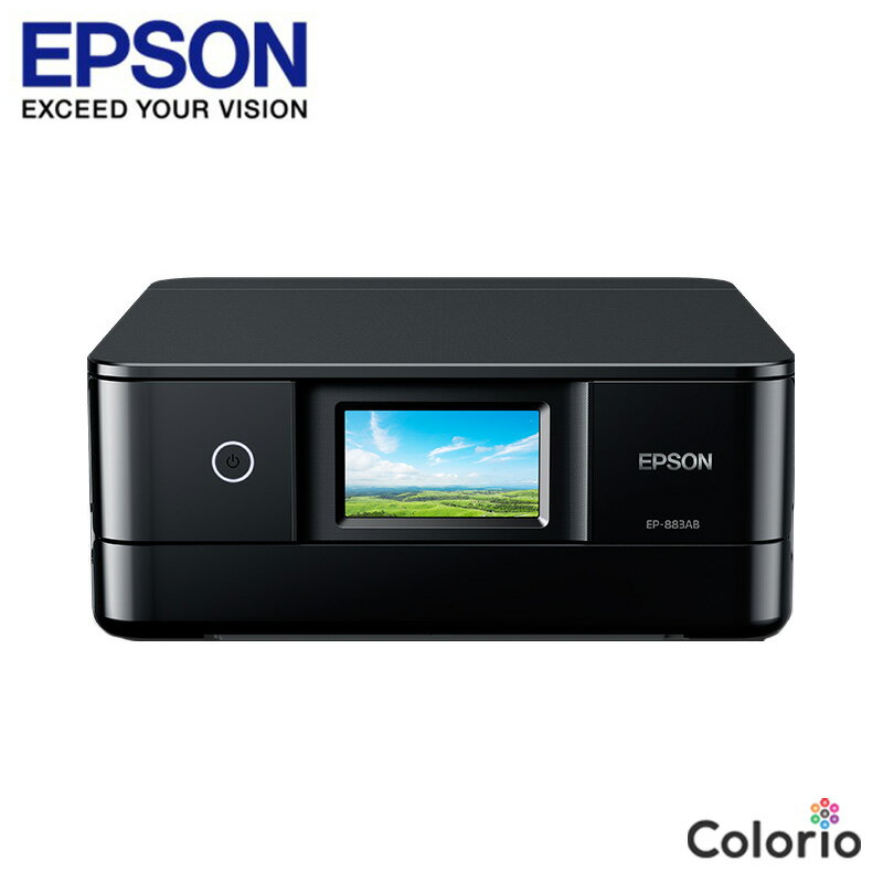 エプソン インクジェット複合機 カラリオ EP-883AB ブラック プリンター 印刷機 インクジェット EPSON 複合機 両面印刷(代引不可)【送料無料】