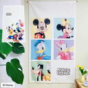 ディズニー のれん レトロ ミッキー&フレンズ ブロック キャラクター Disney ミッキー ミニー ドナルド デイジー グーフィー(代引不可)【ポイント10倍】【送料無料】(3)