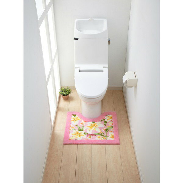 トイレマット トイレ マット トイレマットグレイスフル（ピンク） タテ55xヨコ60(代引き不可)【送料無料】