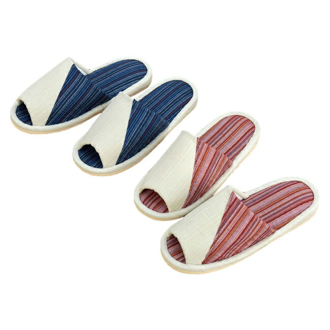 シジラ織りスリッパシンプルライン2色組み 適応サイズ:約22~26cm(代引不可)