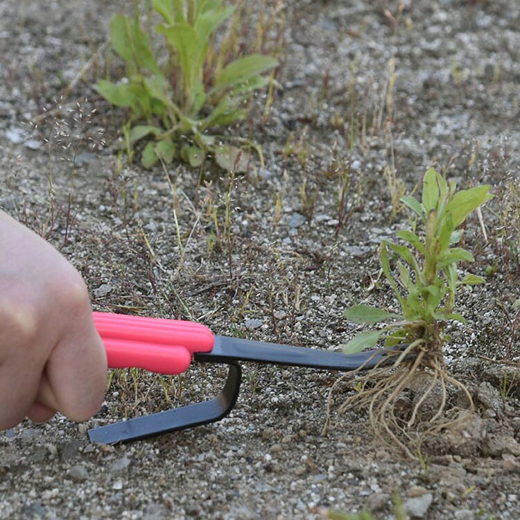 テコ付V型草抜き 草取り 草抜き器