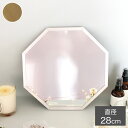 オクタム スタンド & ウォールミラー 約28cm 国産 卓上 壁掛けミラー 鏡 パラデック 八角形ミラー デザイン 雑貨 八角 8 八角形 ギフト OCM-2...