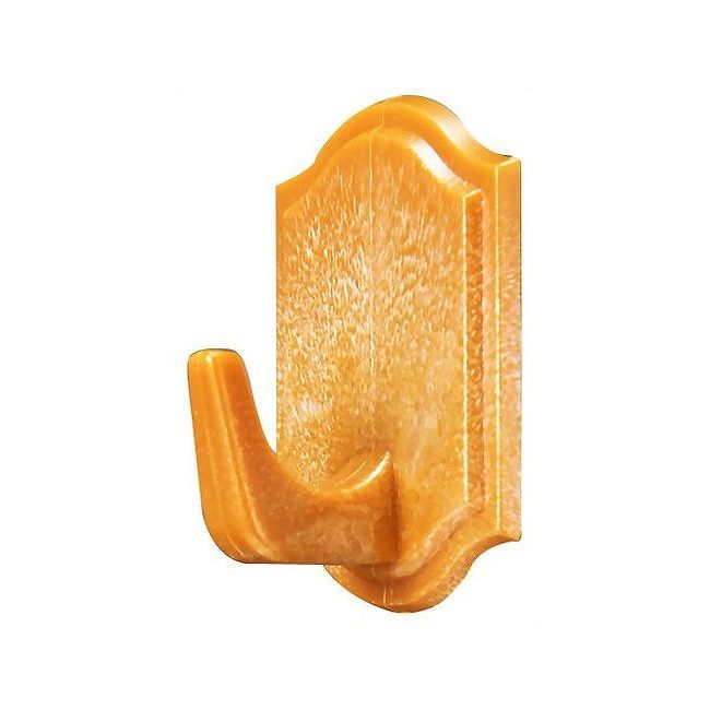 【5個セット】レック デラックス 木目フック 木目 ブラウン 3個入り H-007 （フック）(代引不可)【送料無料】