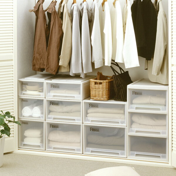 天馬 フィッツケースクローゼット ワイド M-53 fits チェスト タンス 収納 ケース(代引不可)【送料無料】 [2]