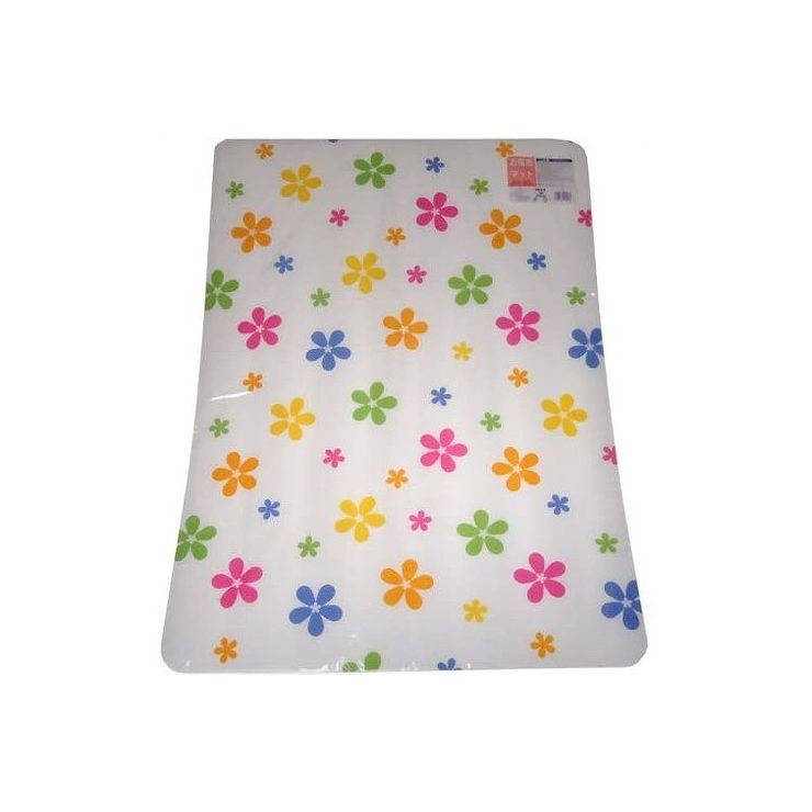 バスマット フラワーパターン お風呂マット ワイズ フロマット 60×85cm ハピネス(代引不可)【送料無料】