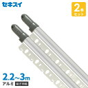 【2本セット】 セキスイ 物干し竿 ステンレス&アルミ ハンガー掛け付き 継ぎ伸縮竿 3m STFA-30 屋外 3m 伸縮 物干竿 ものほしざお 洗濯物干し 外用 ハンガー掛け ピンチ 取付 継ぎ伸縮(代引不可)【送料無料】