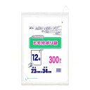 【3個セット】ニッコー ハミングパック ヒモ付きポリ袋 12号(ヨコ23×タテ34cm) 300枚 NS-12 ビニール袋(代引不可)【送料無料】
