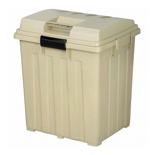 新輝合成 連結ハンドルペール90 ベージュ 屋外 おしゃれ 90L カーキ 分別 ハンドル ゴミ箱(代引不可)【..